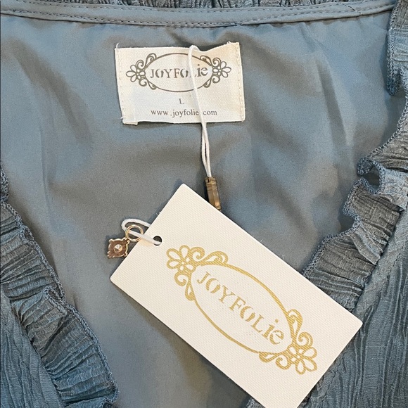 NWT Joyfolie Cass Dress in Island Sage - Picture 9 of 9